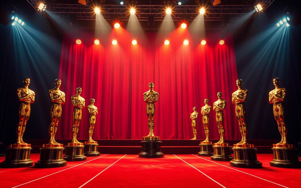 Prisvinnare — Cinematisk prisutdelning med kategorier, nominerade & vinnare.