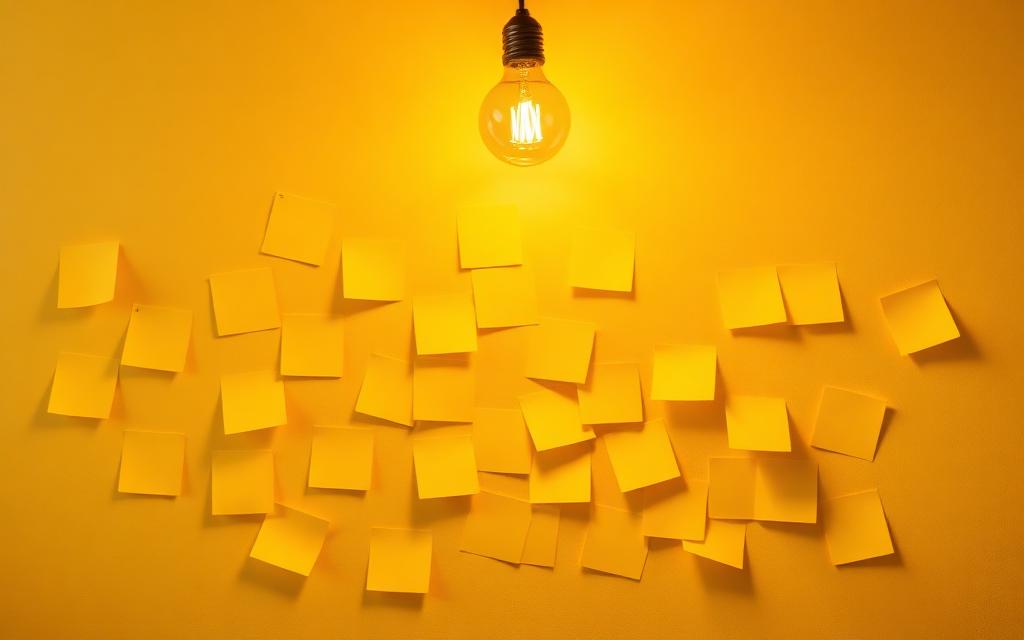 Brainstorm — Samla idéer och rösta fram favoriter.