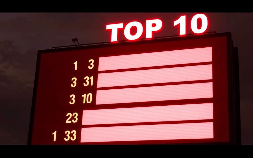 Topplistan — Crowd-rankad lista — favoriter åker upp.